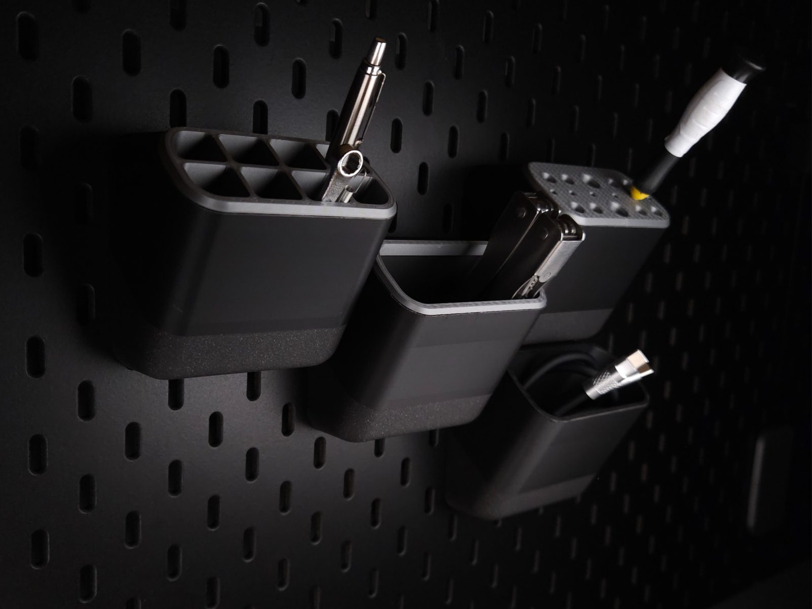 #65 Skadis Pockets Bins Tool holder — vue 8