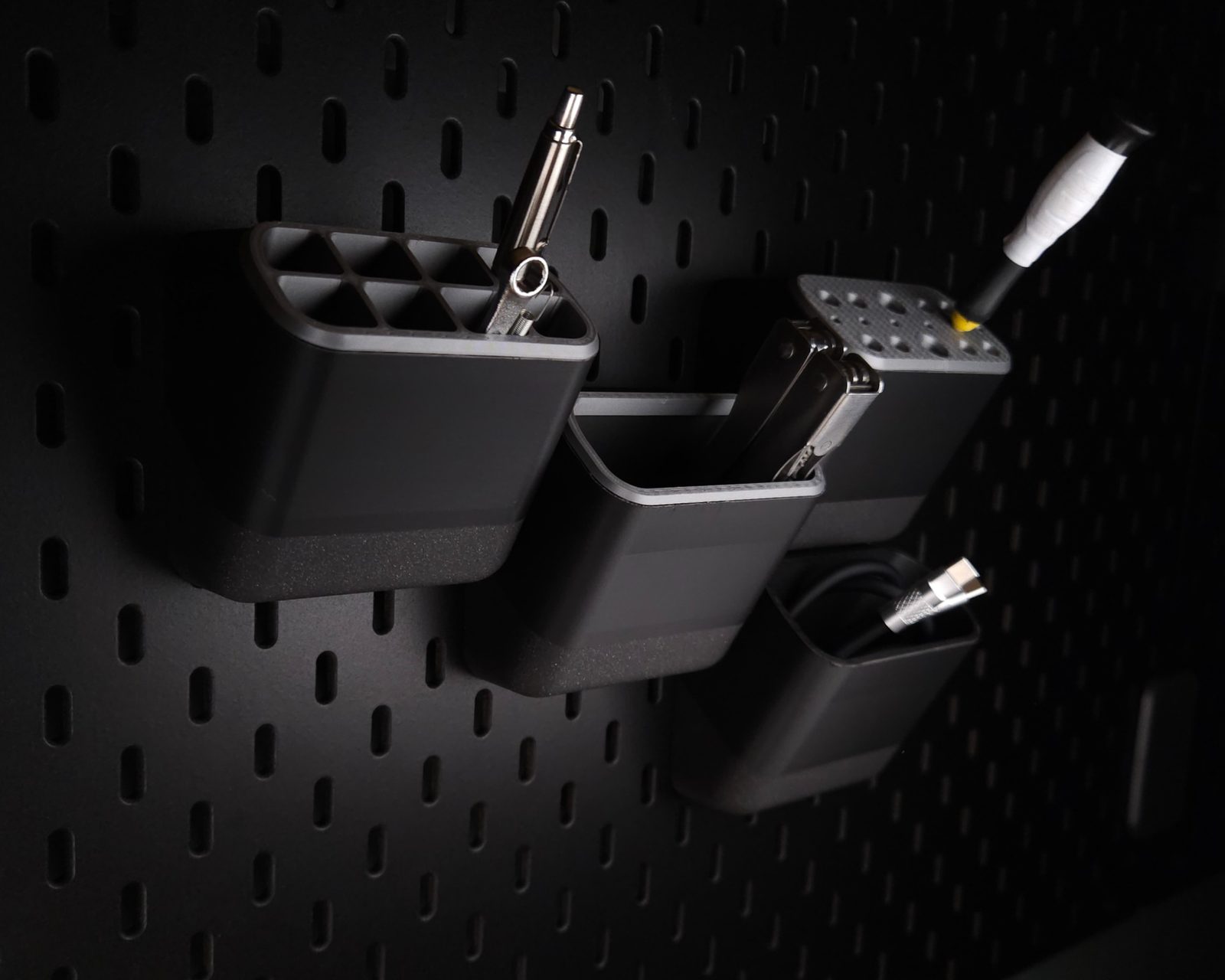 #65 Skadis Pockets Bins Tool holder — vue 11
