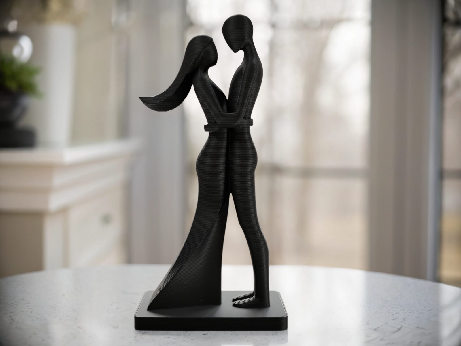 #67 Cute valentines statue — vue 1