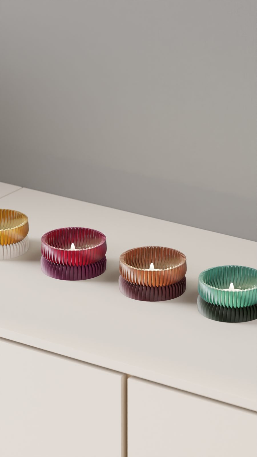 #67 Tealight. 2 Part Design for Colour Combos — vue 6