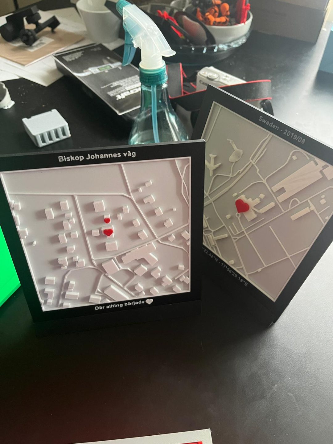 #69 Map to my heart - Personalized 3D City map — vue 8
