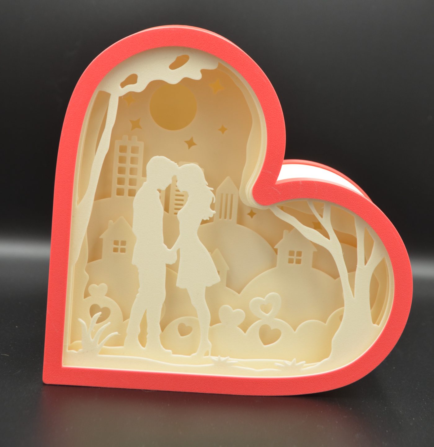 #70 Lovers Valentine Day Shadowbox — vue 5