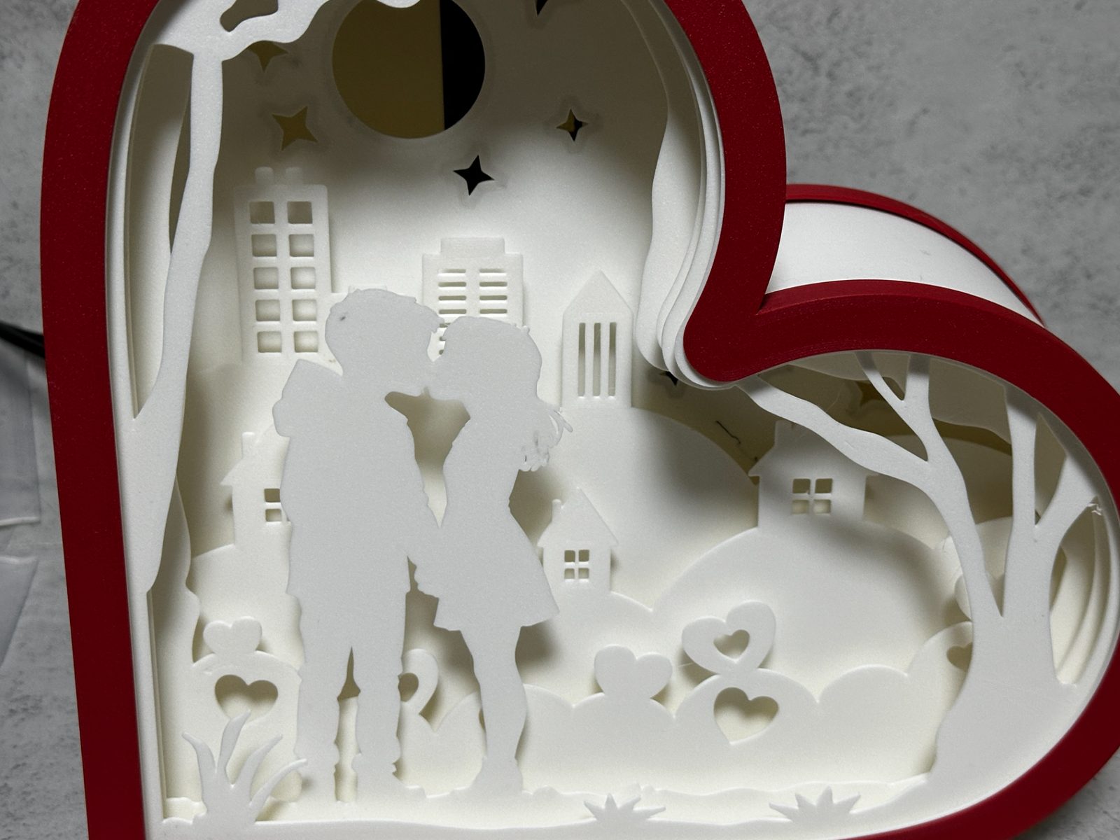 #70 Lovers Valentine Day Shadowbox — vue 6