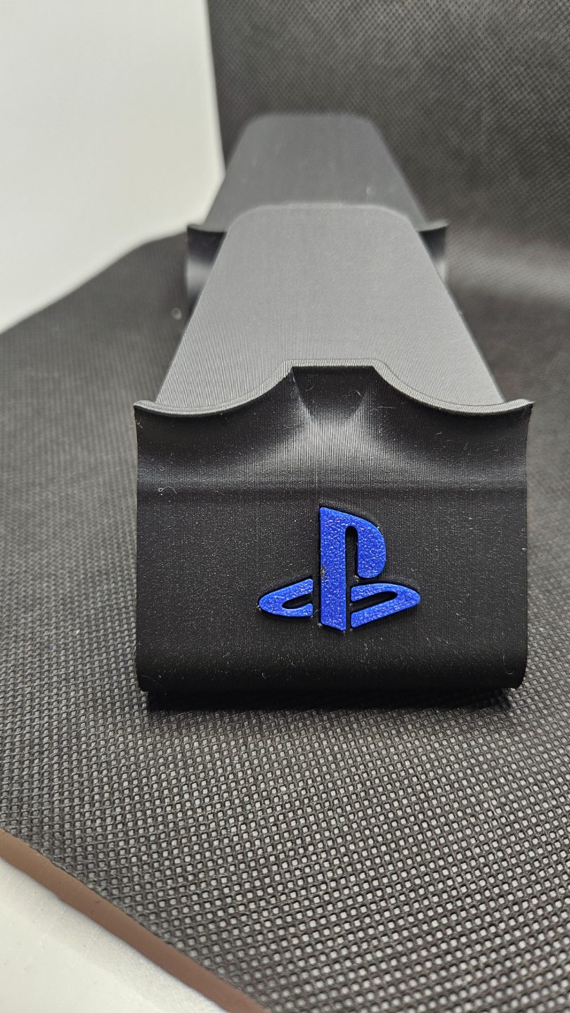 #72 PS3 Dual Shock Controller Double Stand with Logo — vue 4