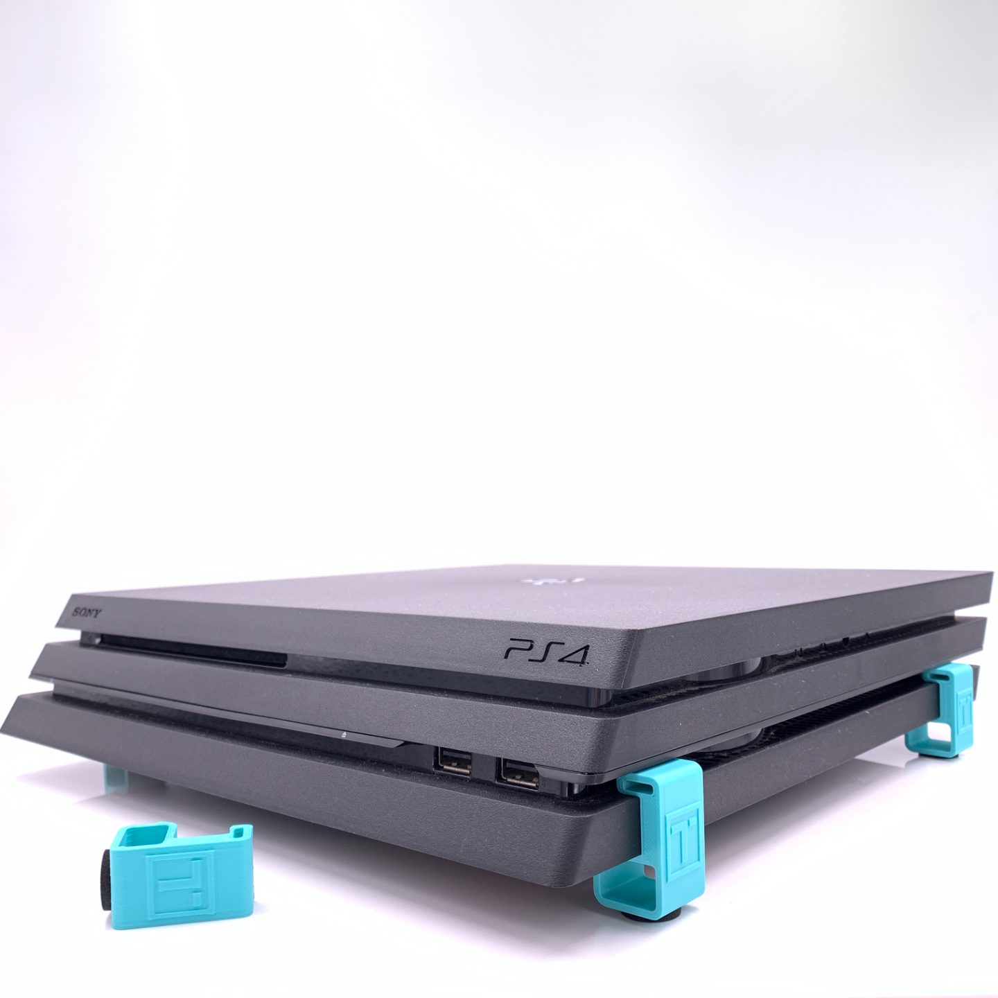 #73 PS4 Riser Slim Pro Fat quick & easy Feet airflow — vue 5