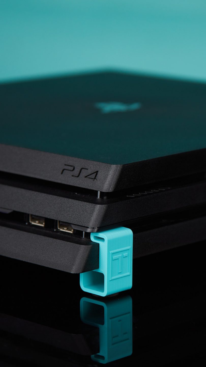 #73 PS4 Riser Slim Pro Fat quick & easy Feet airflow — vue 6