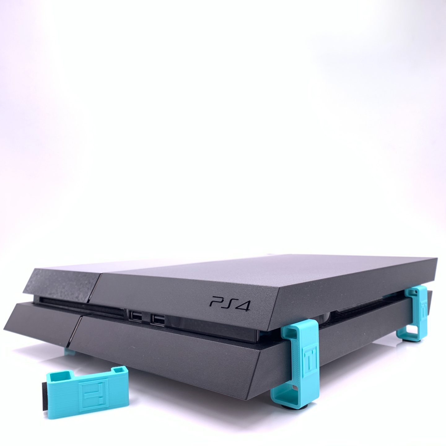 #73 PS4 Riser Slim Pro Fat quick & easy Feet airflow — vue 8