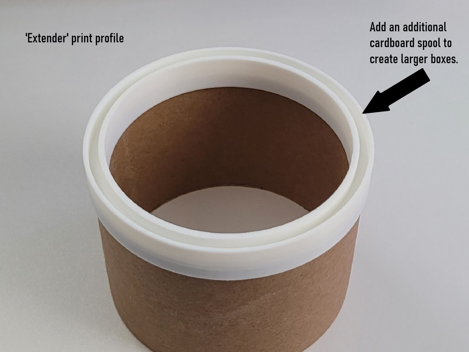 #74 Bambu Lab Cardboard Spool Box [stackable] — vue 20