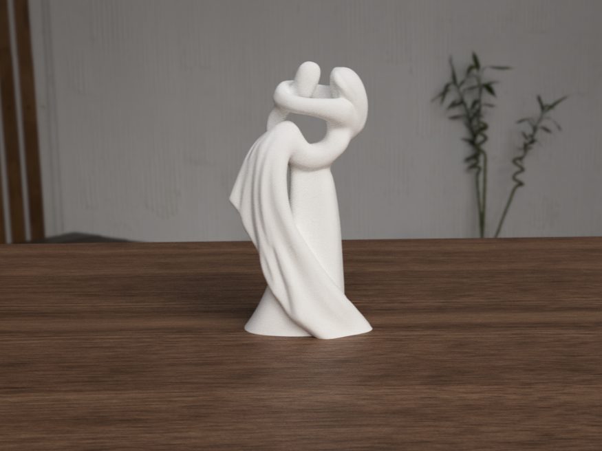 #74 Couple Sculpture — vue 1