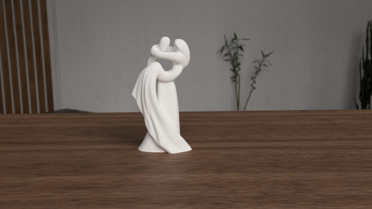 #74 Couple Sculpture — vue 3