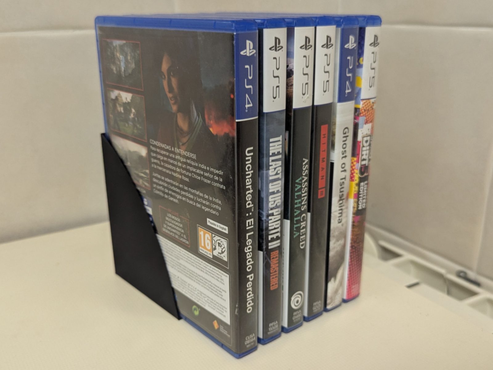 #74 Invisible Bluray PS5 PS4 games holder — vue 2