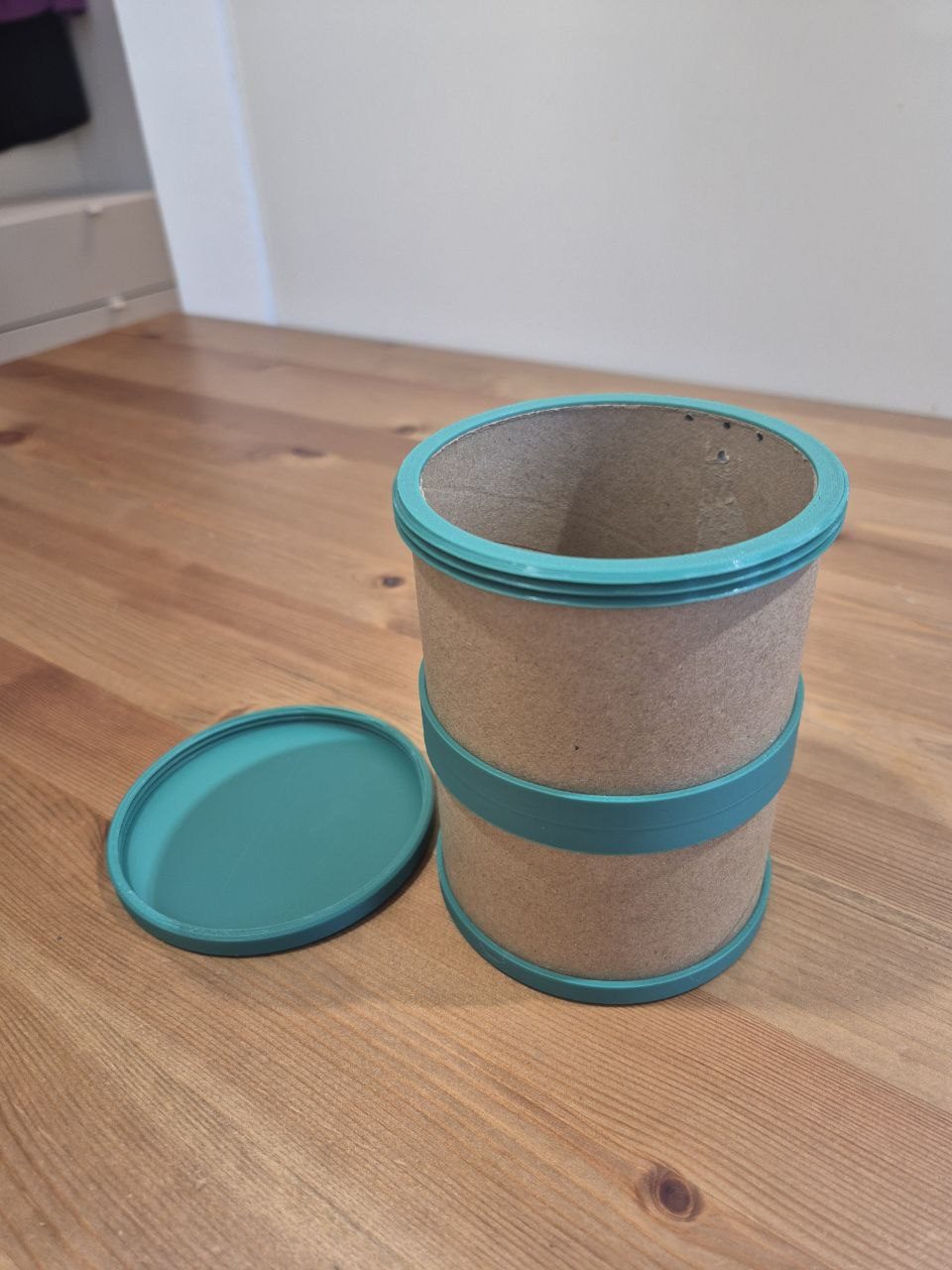 #75 Bambu Cardboard Spool Screw Container — vue 6
