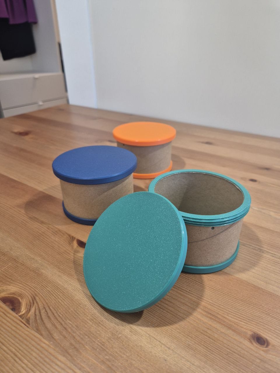 #75 Bambu Cardboard Spool Screw Container — vue 8