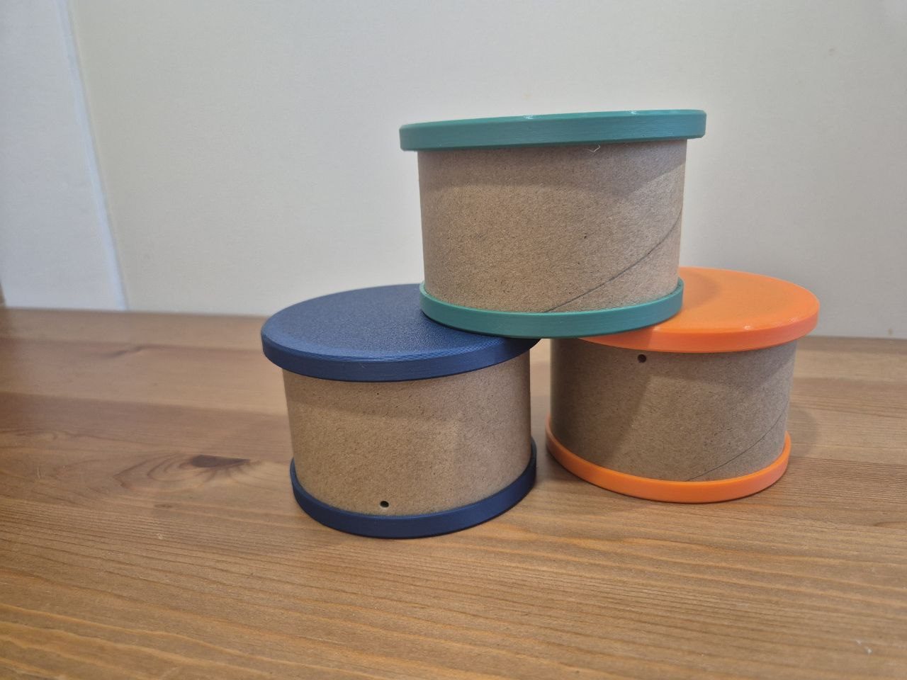 #75 Bambu Cardboard Spool Screw Container — vue 10