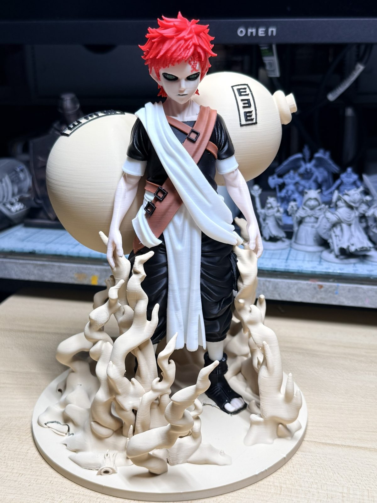 #75 Gaara of the Desert - 22cm High-Detail Statue — vue 9