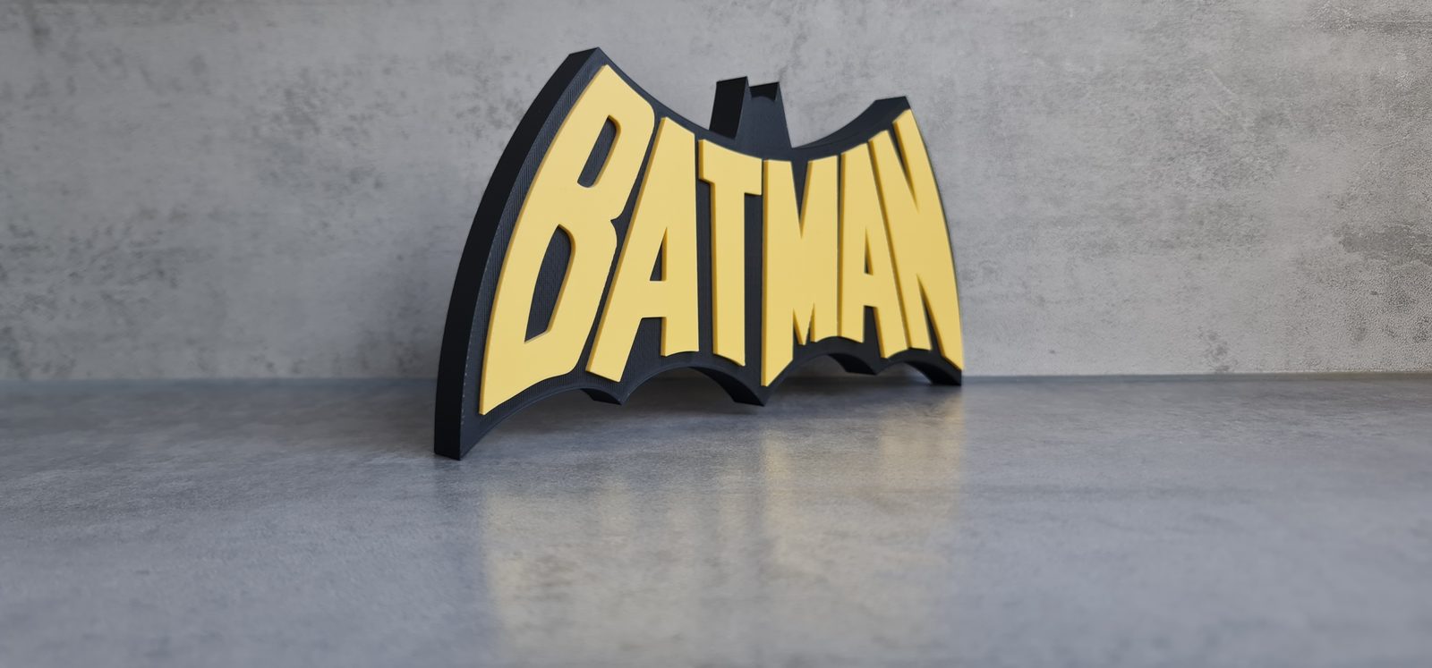 #79 Batman comic style Logo Sign — vue 4