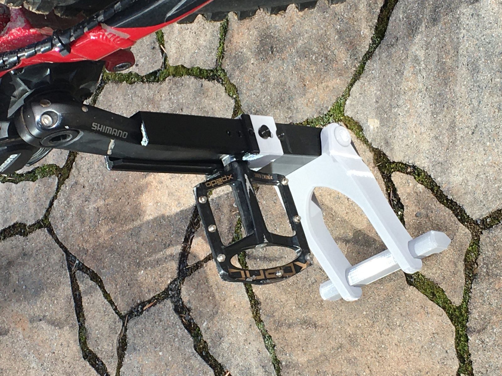 #80 MTB Bike stand foldable and height adjustable, no screws — vue 2