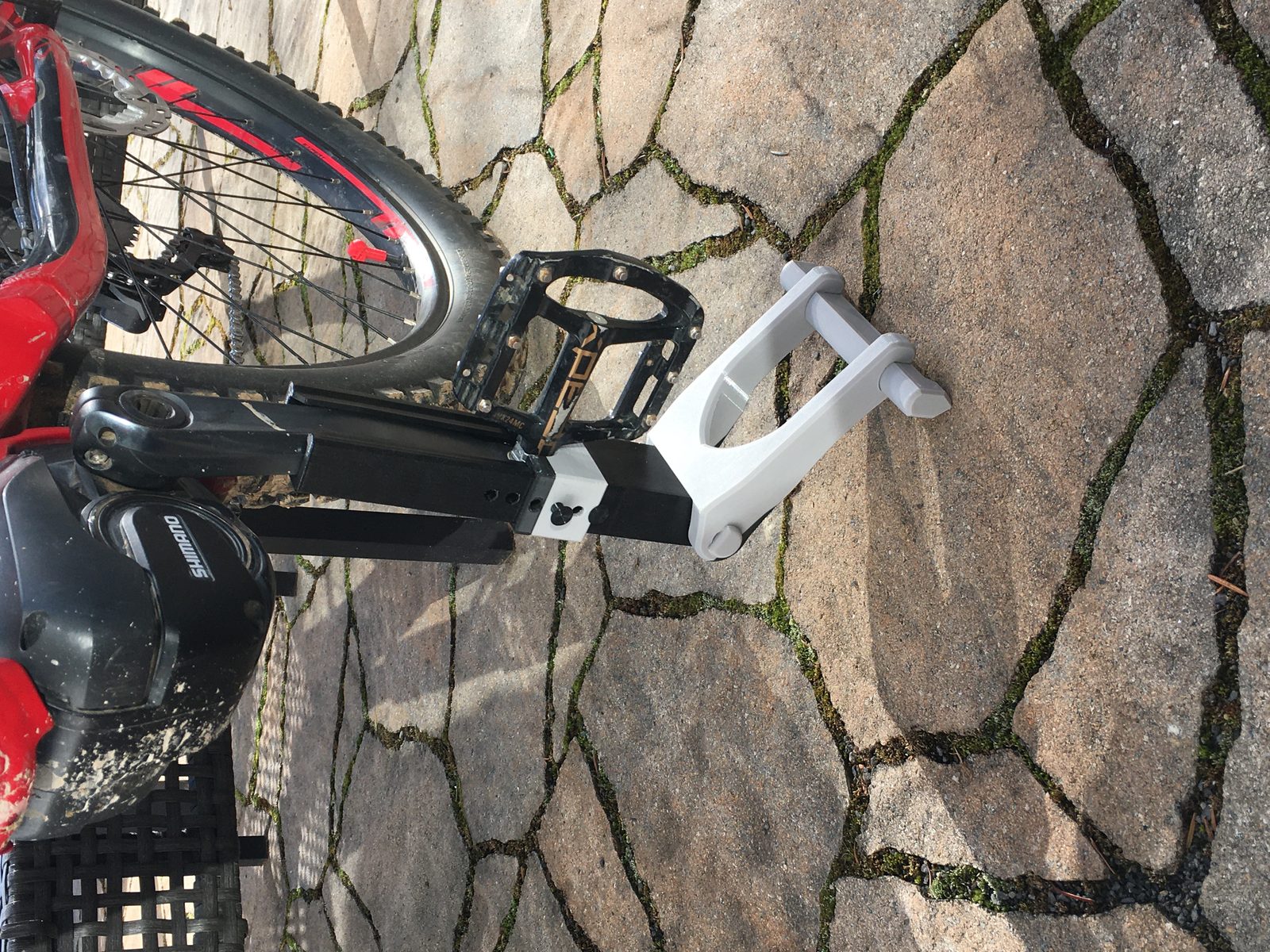 #80 MTB Bike stand foldable and height adjustable, no screws — vue 15