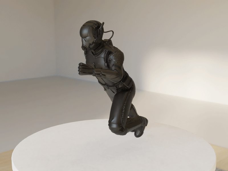 #83 Ant-Man Running — vue 1