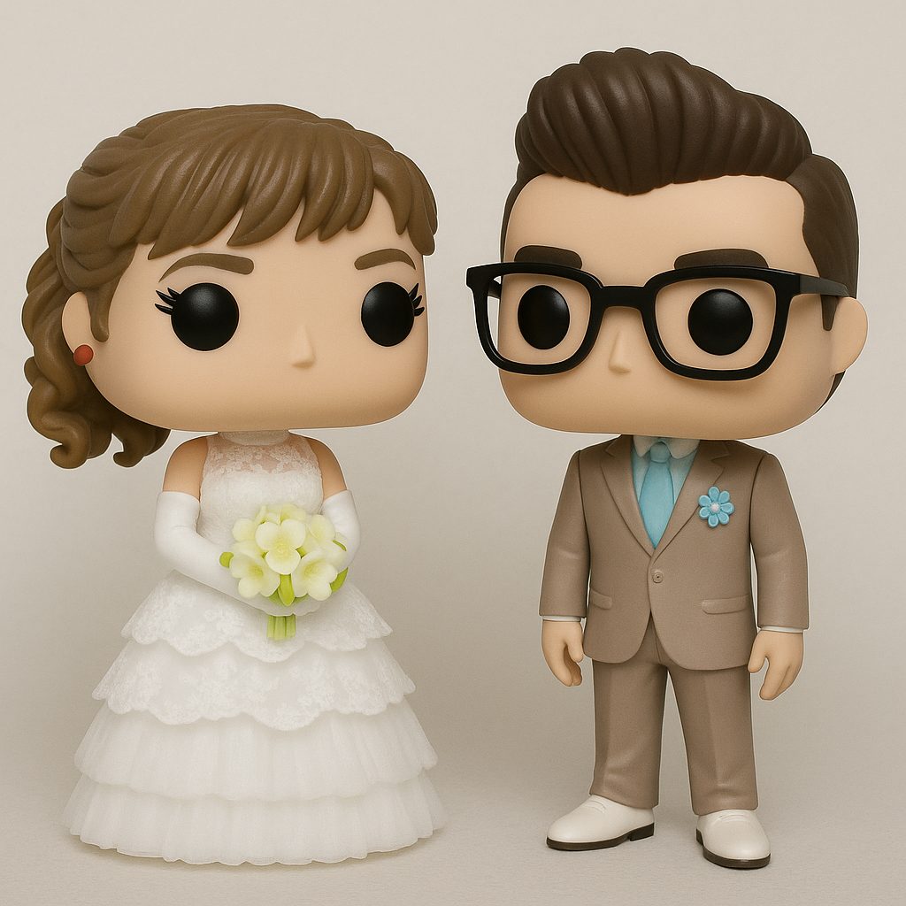 #86 Couple de Mariés Pop — vue 3