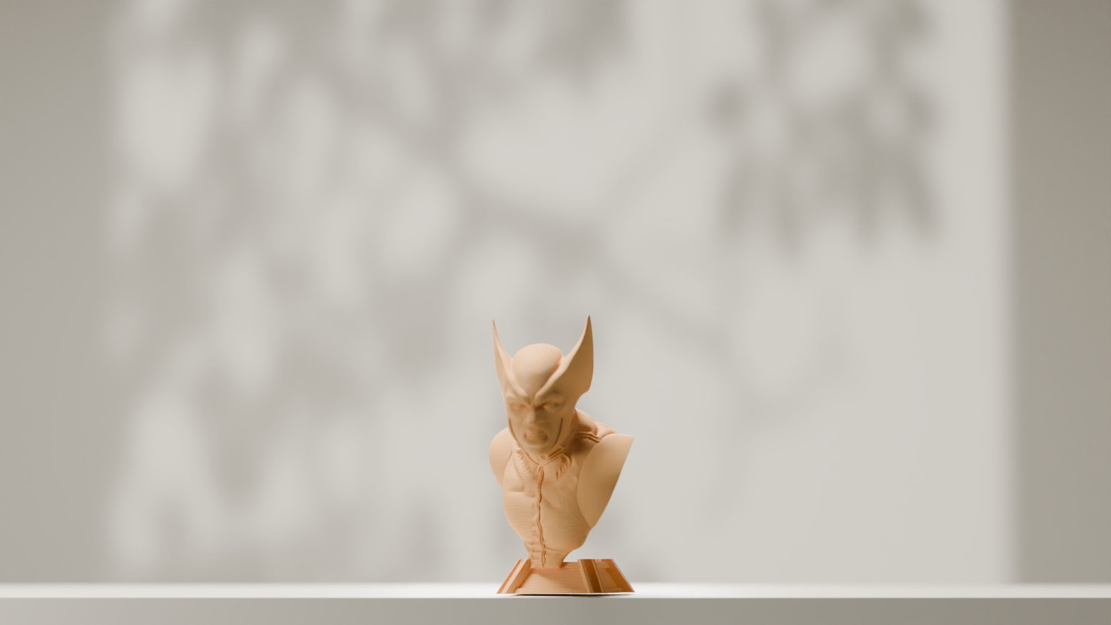 #90 Wolverine Bust Statue — vue 3