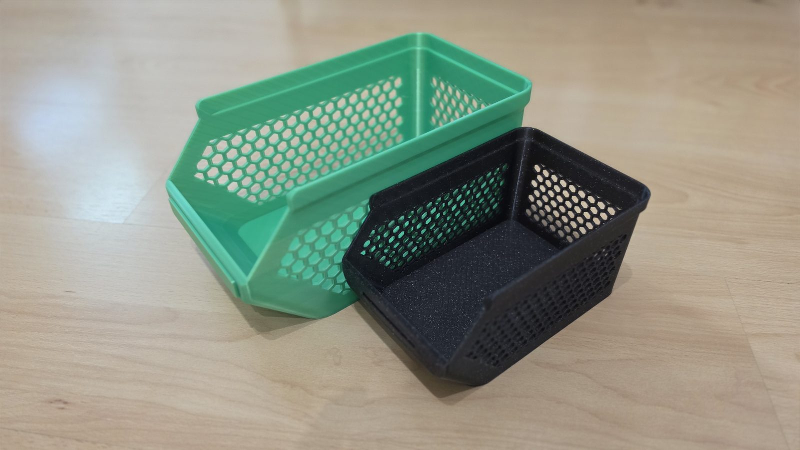 #91 115x175mm Stacking Observe & Grab Containers - Hex — vue 5