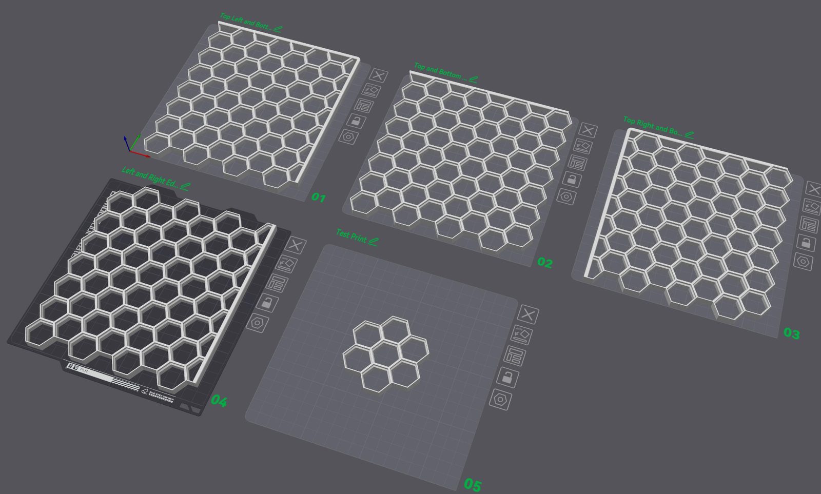 #92 Framed HSW - 5 Sets - Honeycomb Storage Wall — vue 2