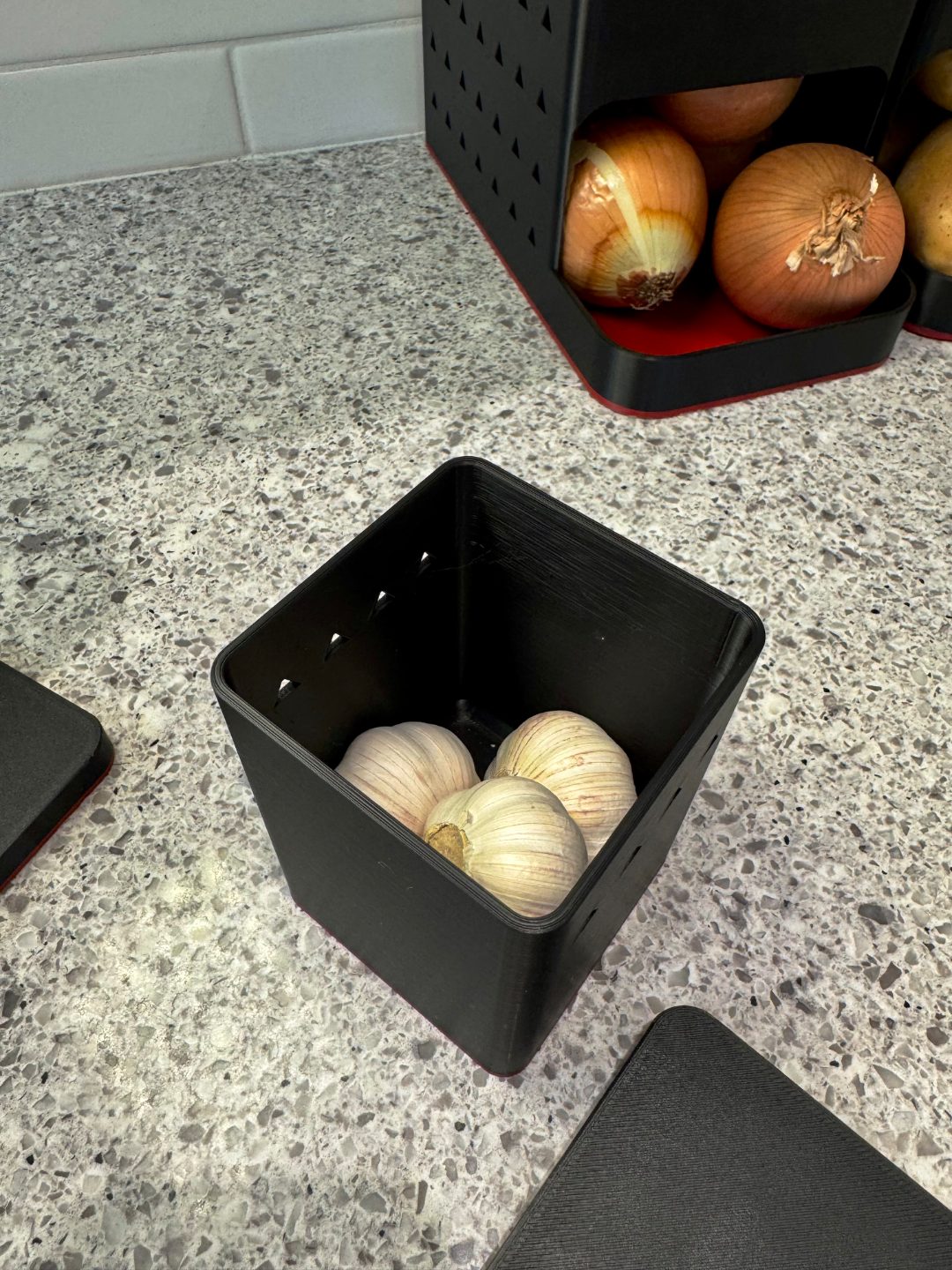 #95 Potato, Onion & Garlic Bin Dispenser Keeper — vue 15