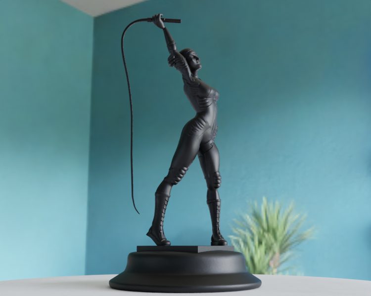 #98 Catwoman Statue — vue 3