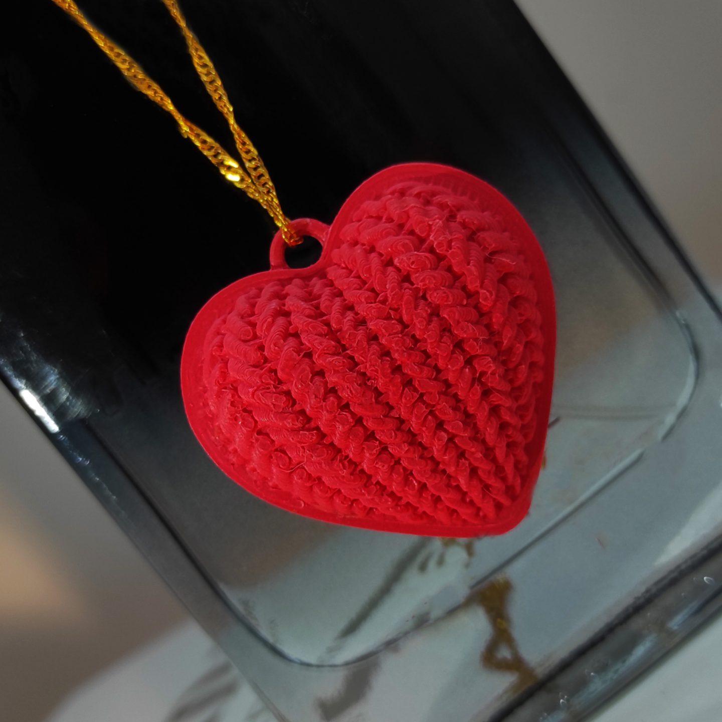 #99 Knitted Heart valentines day By PinkyWings — vue 5