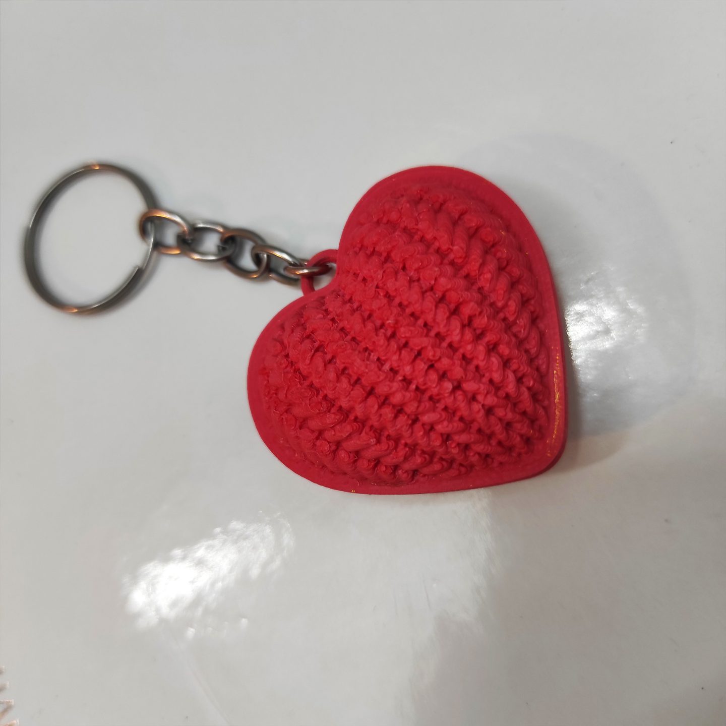 #99 Knitted Heart valentines day By PinkyWings — vue 6