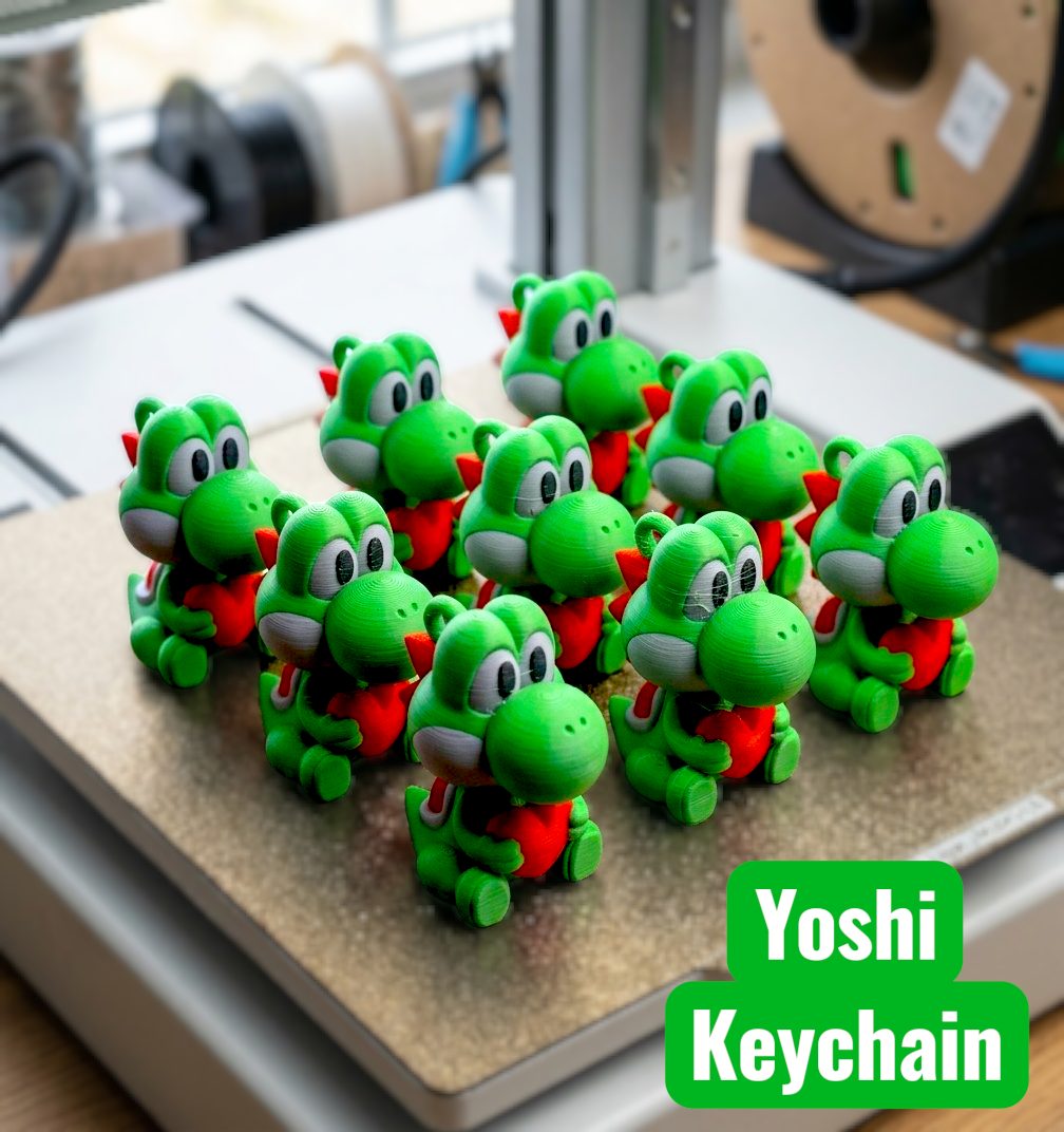 #99 Yoshi Keychain — vue 6