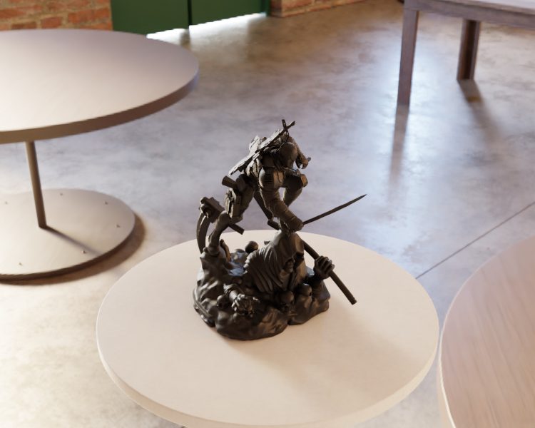 #102 Deathstroke Statue — vue 4