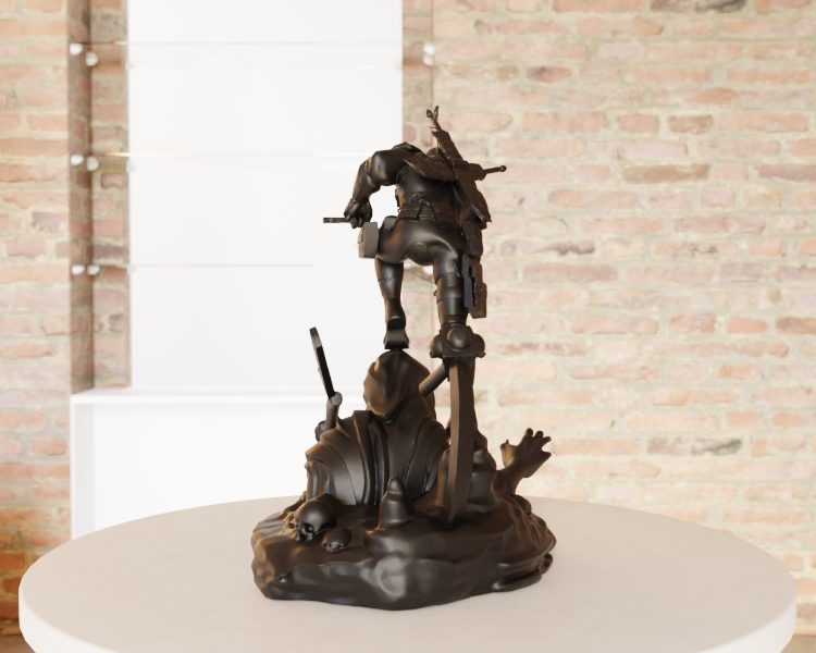 #102 Deathstroke Statue — vue 7