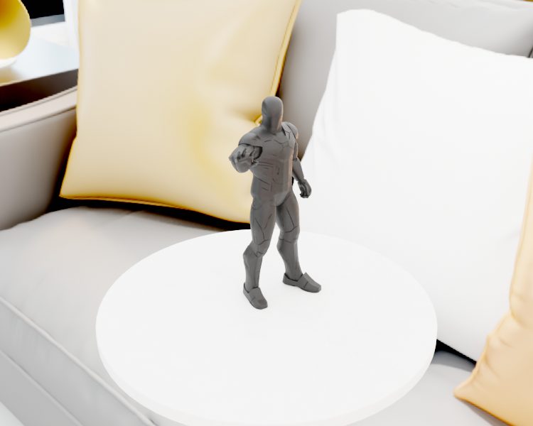 #105 Ironman Pose — vue 4