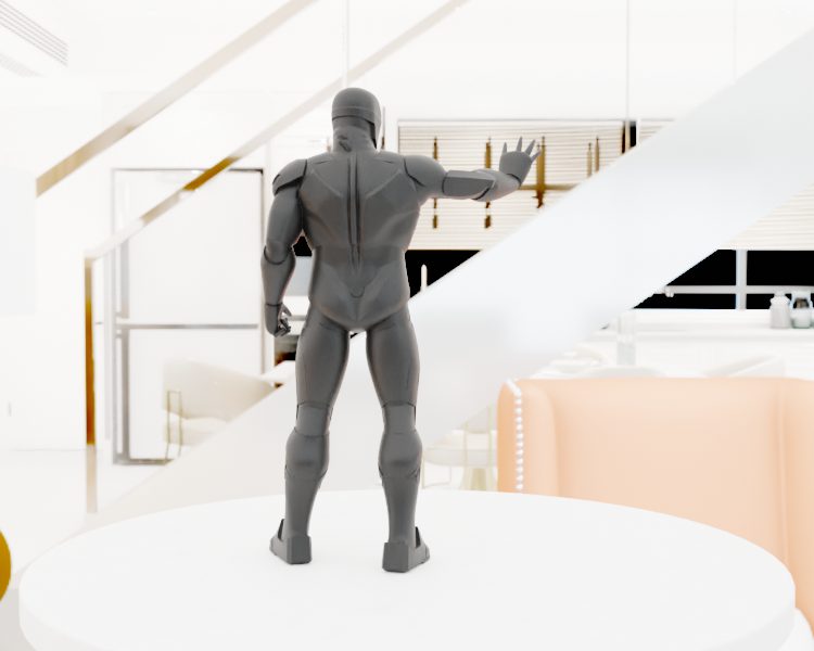 #105 Ironman Pose — vue 7