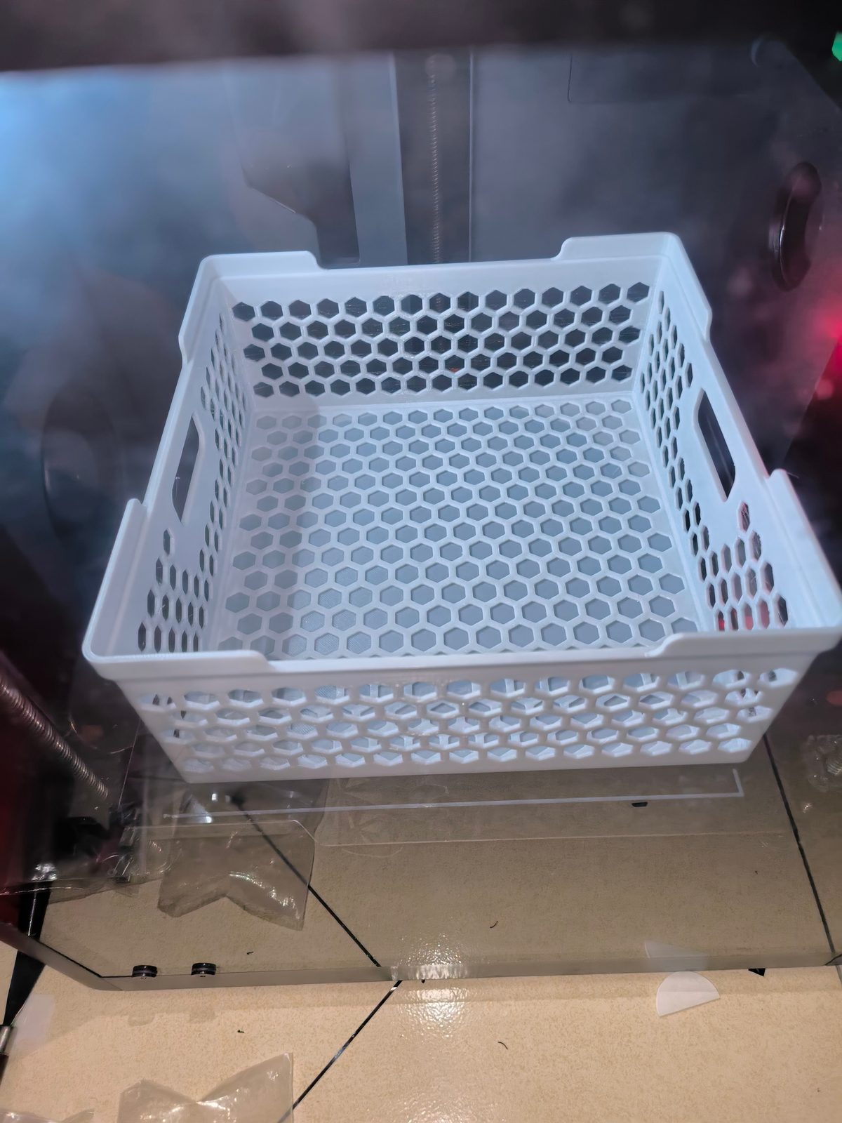 #106 230x230mm Square Stacking basket with Handles — vue 5