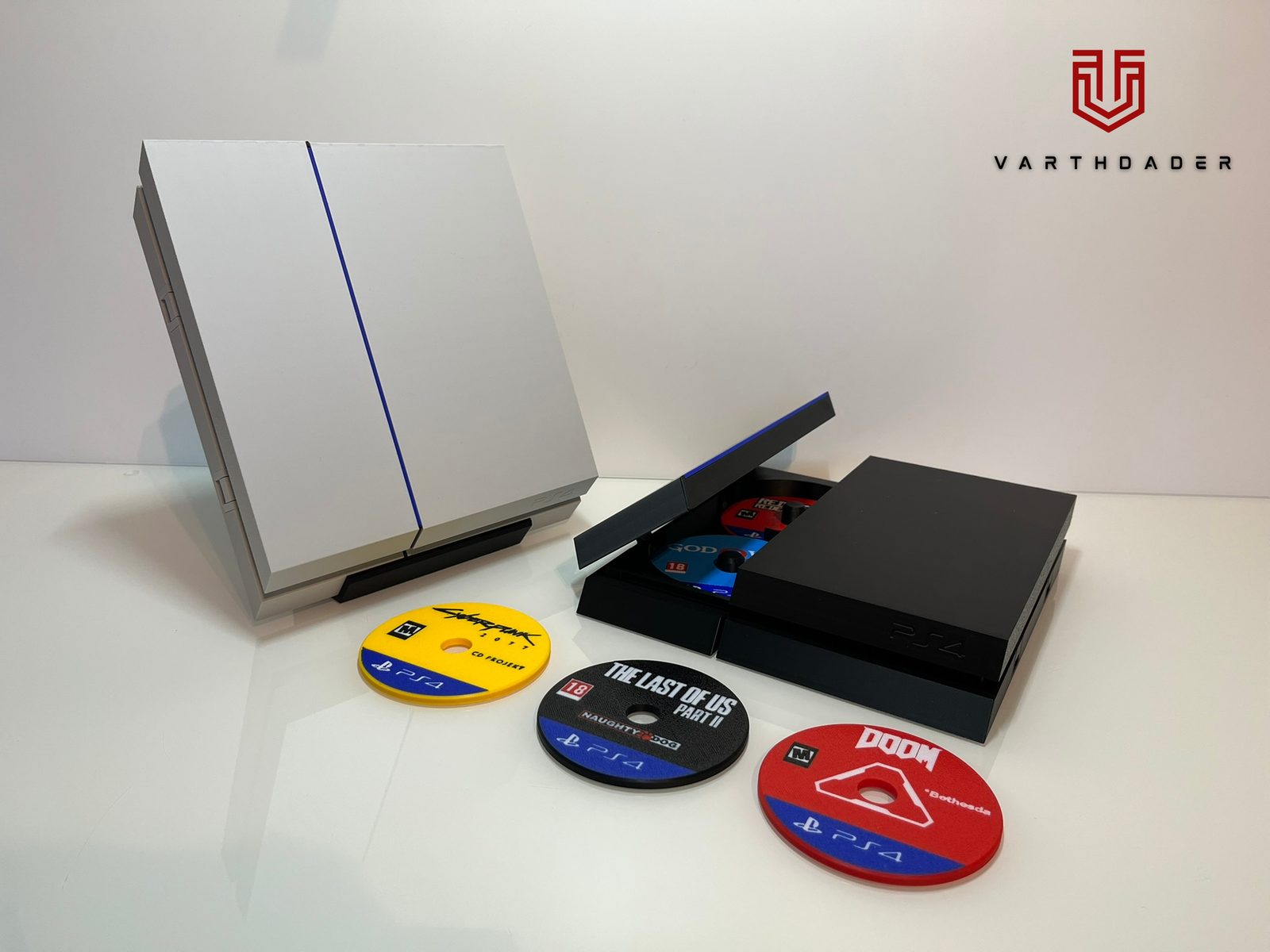 #107 PS4 Console With 25 Game Coasters — vue 4