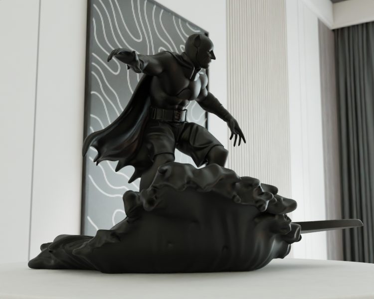 #112 Surfer Batman — vue 3