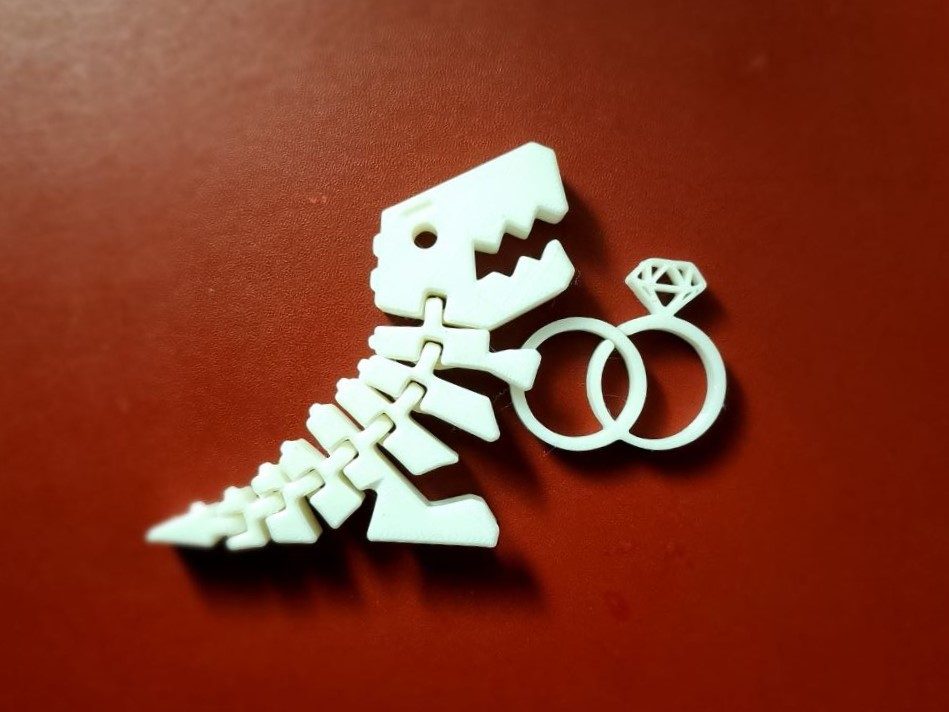 #113 Flexi Dino Wedding Rings — vue 4