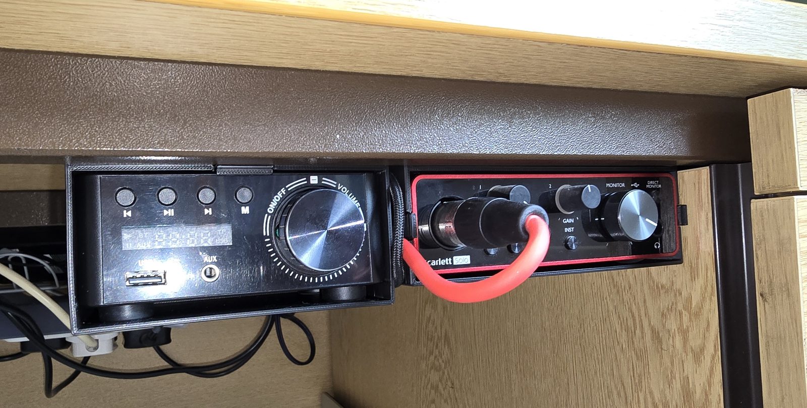 #117 Focusrite Scarlett Solo 3rd Gen Under Desk Mount — vue 4