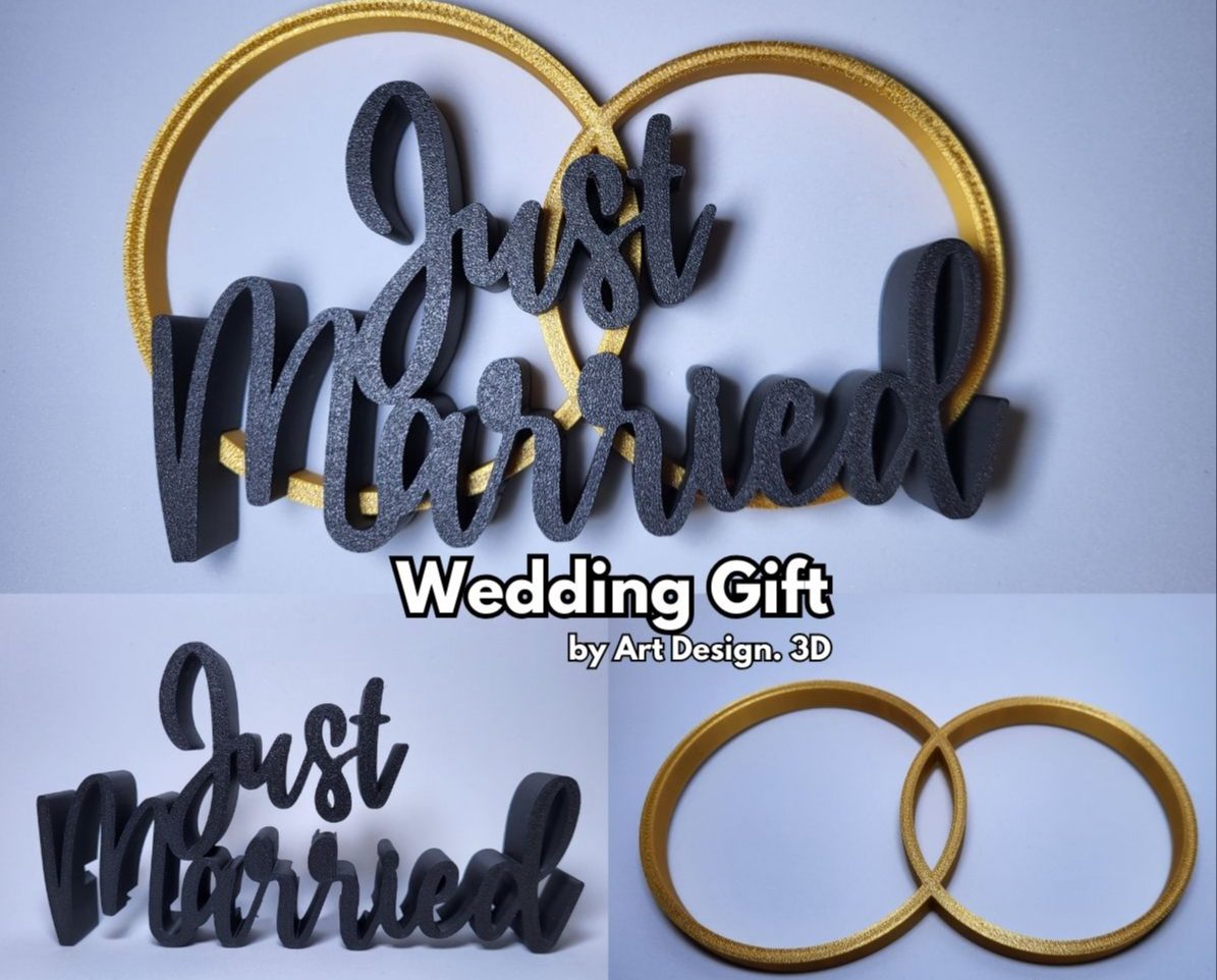 #118 Just Married Wedding Gift — vue 2