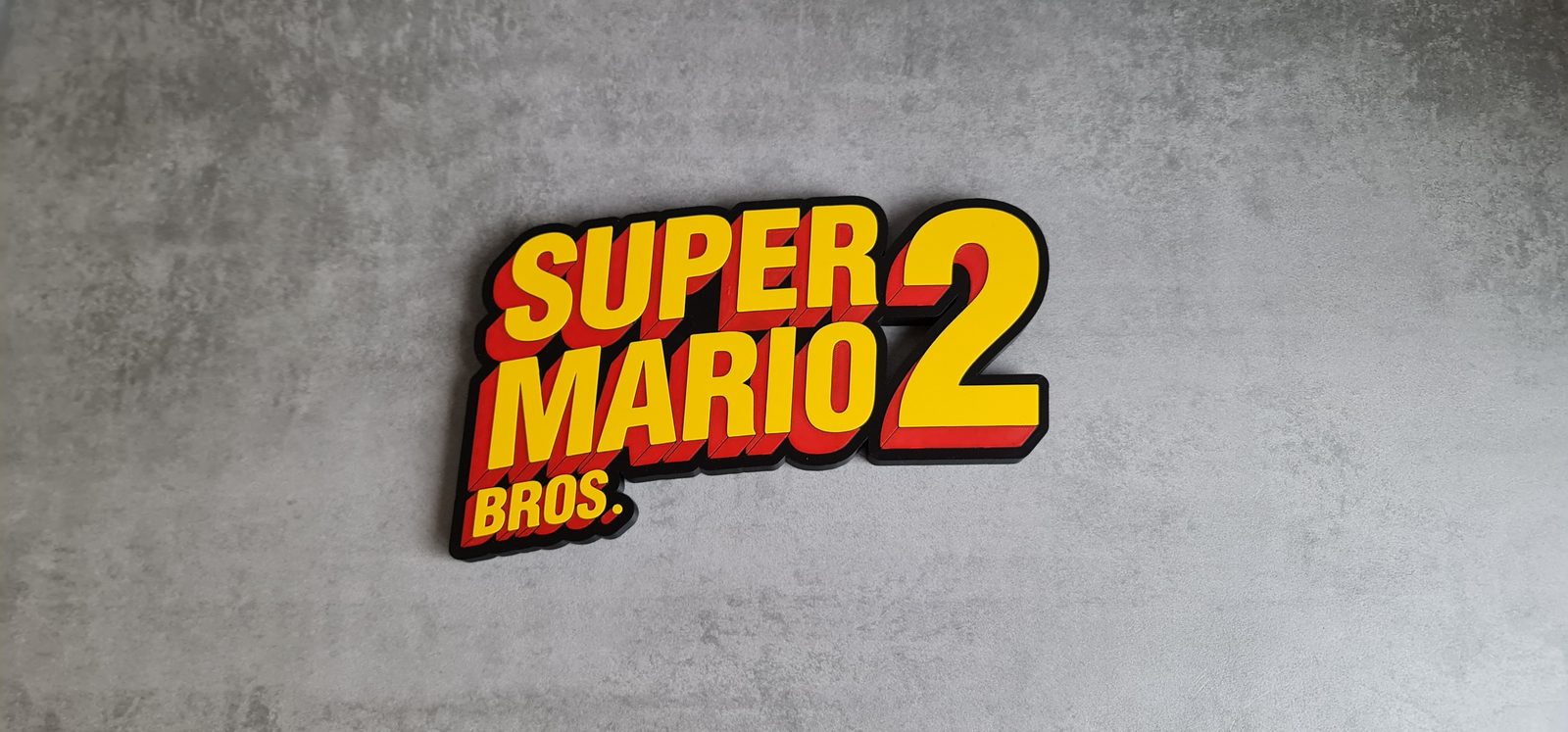 #123 Super Mario Bros 2 Logo Sign — vue 3