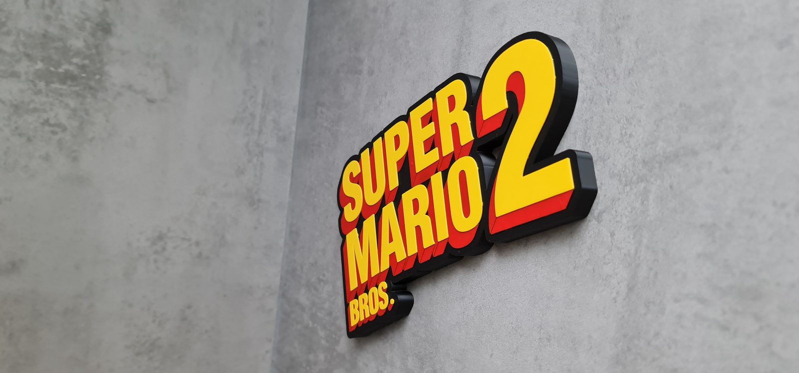 #123 Super Mario Bros 2 Logo Sign — vue 5