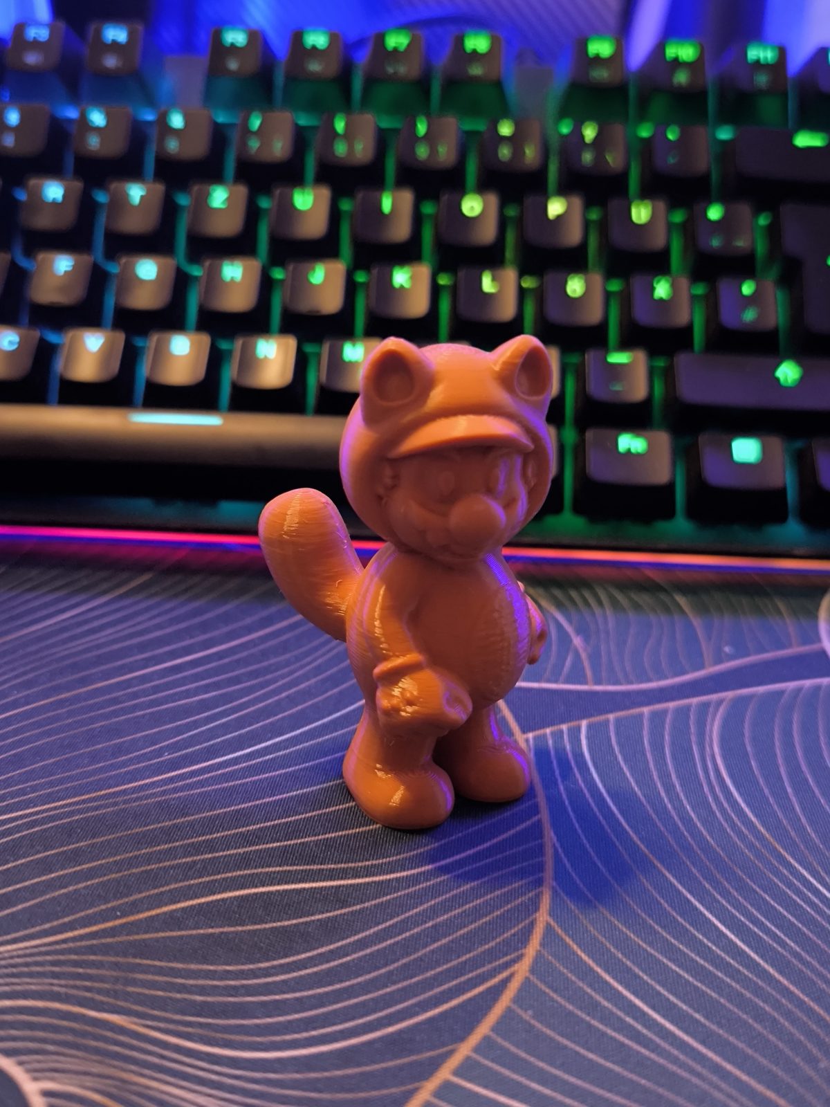 #124 Super Mario Bros. Wonder Tanuki Suit Mario — vue 1