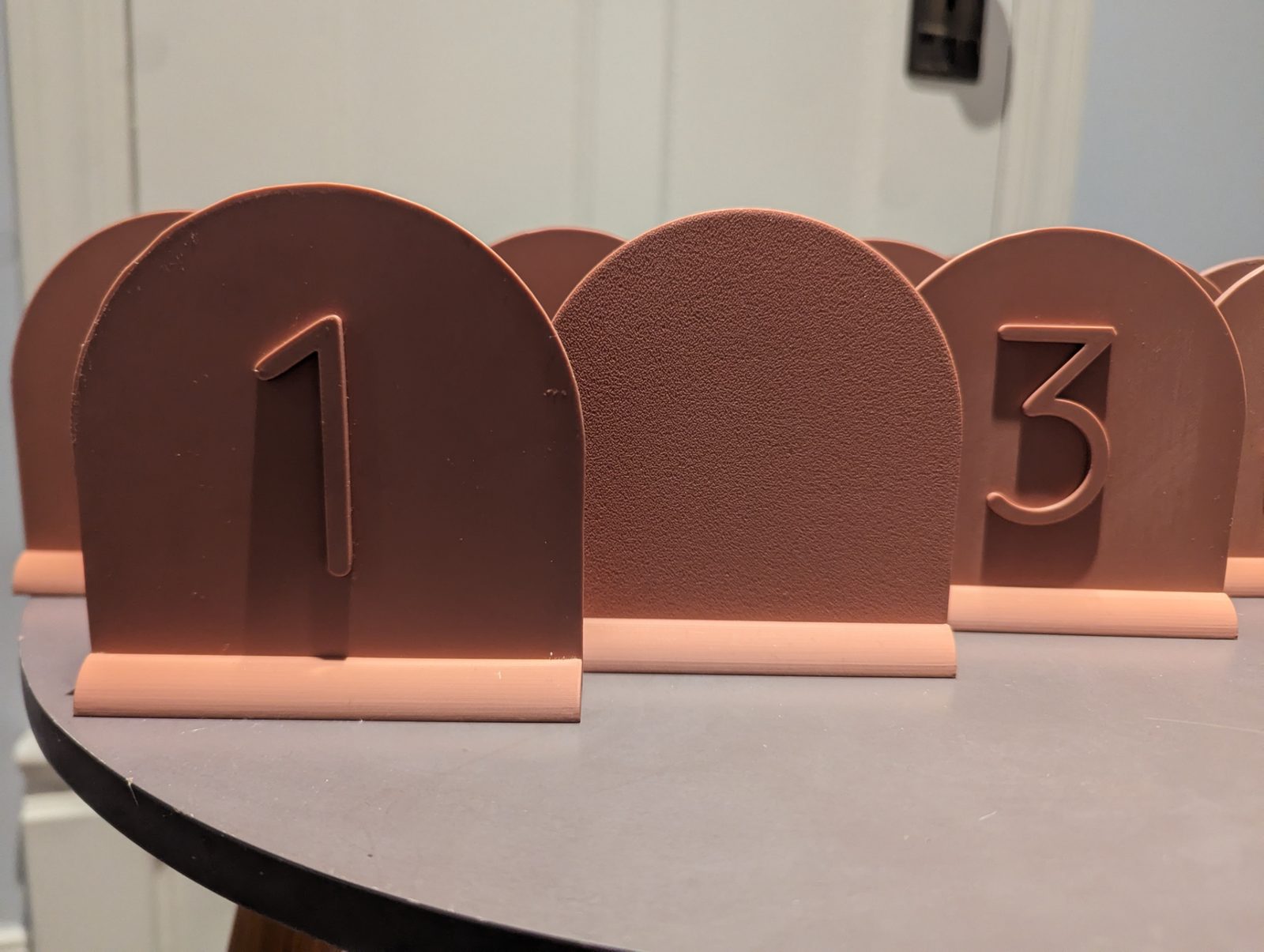 #125 Wedding table numbers — vue 4