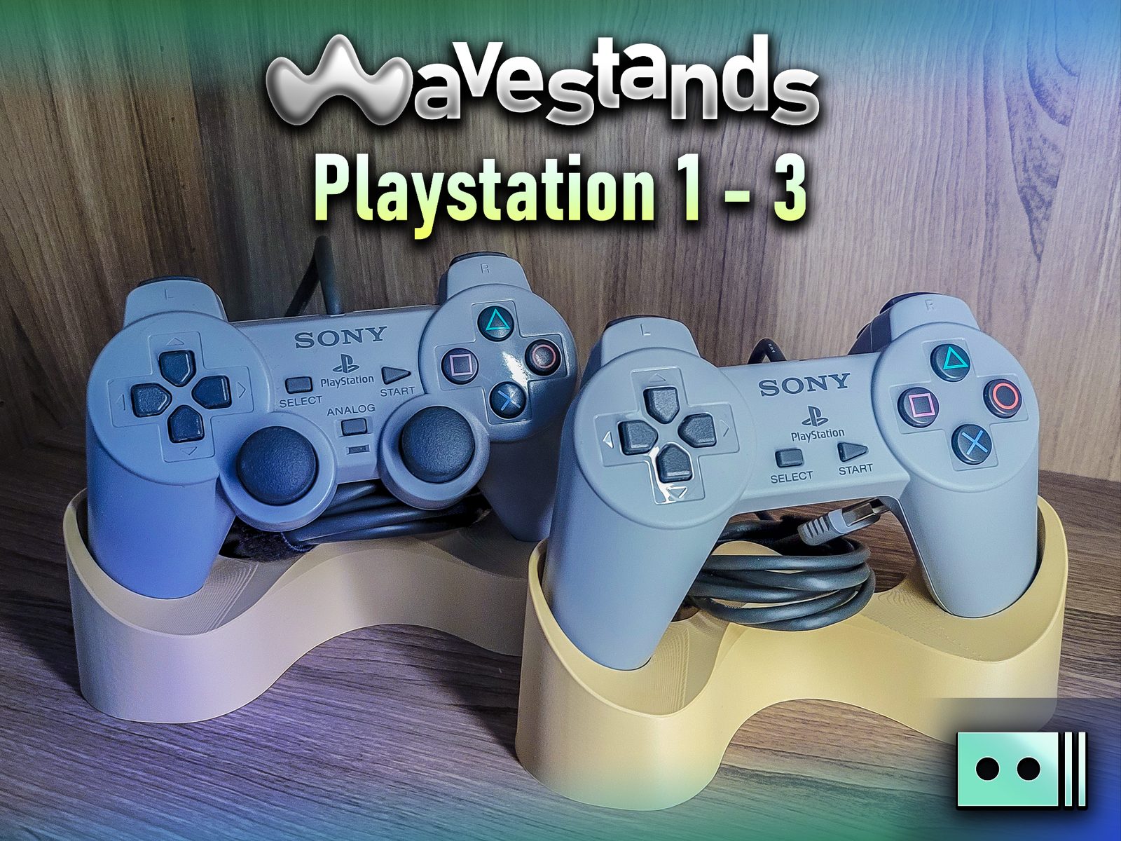 #126 PlayStation 1 + 2 + 3 Controller Stand — vue 2