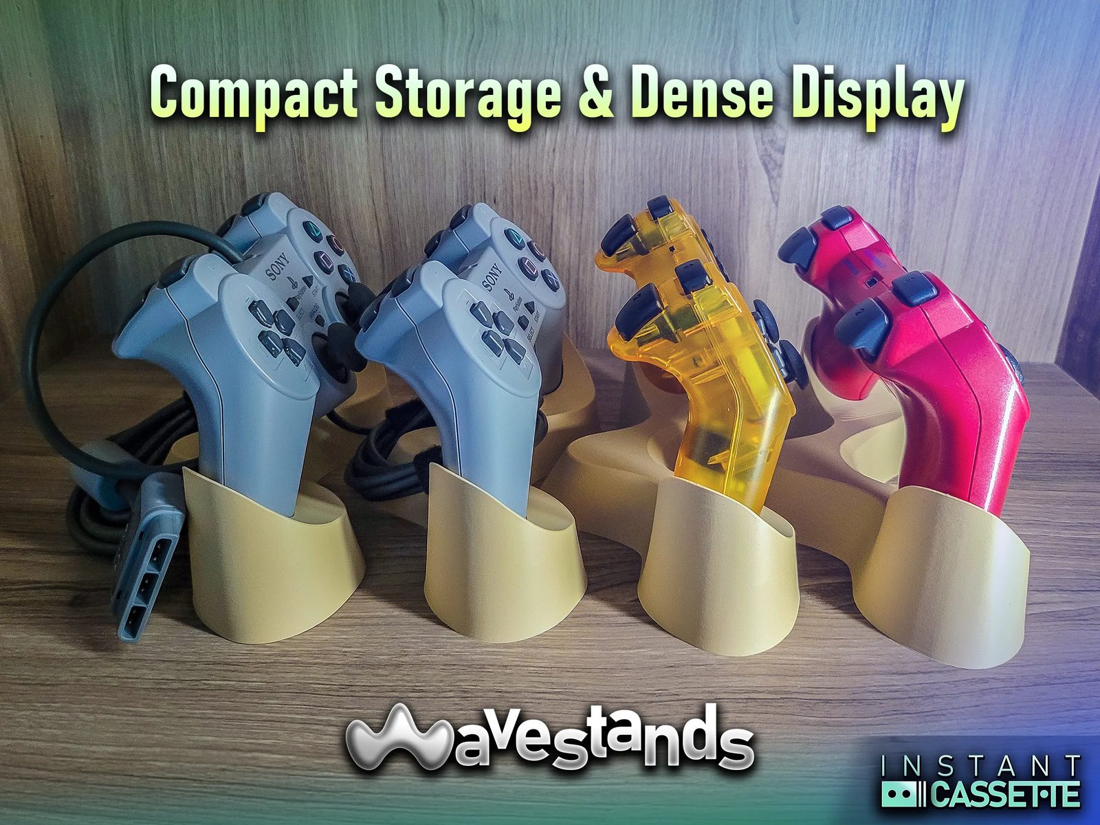 #126 PlayStation 1 + 2 + 3 Controller Stand — vue 5
