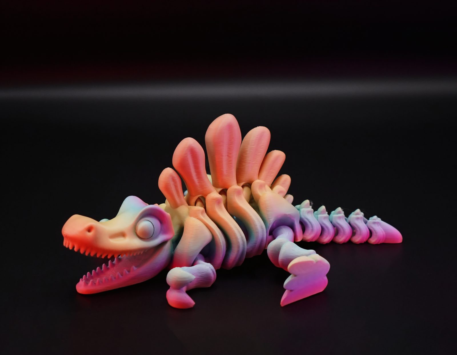 #127 Flexi Skeletal Spinosaurus Dinosaur Cute Style — vue 12