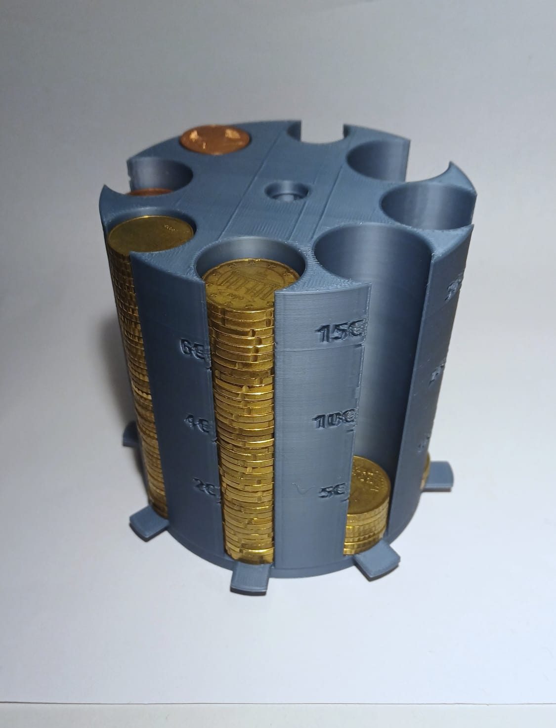 #129 Coin Holder for all Euro coins with gauges — vue 6